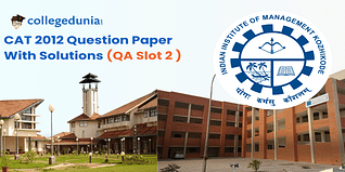 CAT 2012 QA Slot 2 Question Paper(Available) :Download Solutions with Answer Key